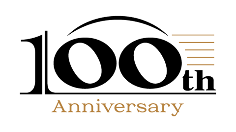 100th anniversary logo