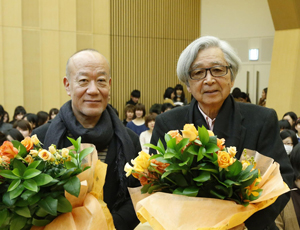 久石先生（左）と山田監督（右）