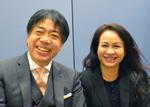 花岡副学長とフォンホーチミン音楽院長