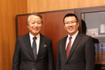 白岩さんと学長