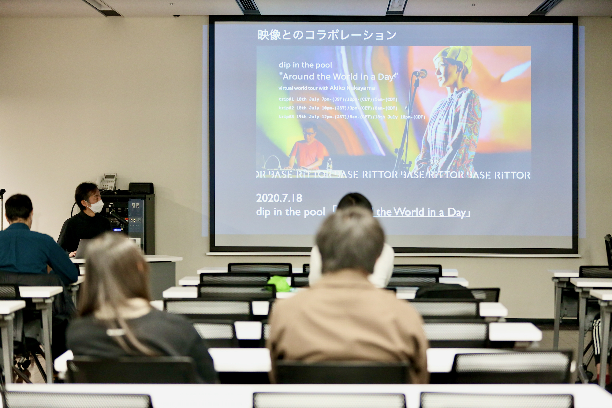 コロナ後の配信コンテンツについてお話しされる國崎氏の写真